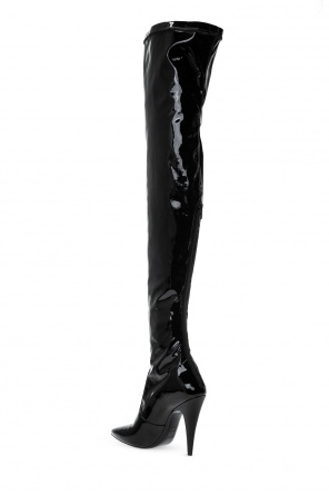saint laurent aylah over the knee boots